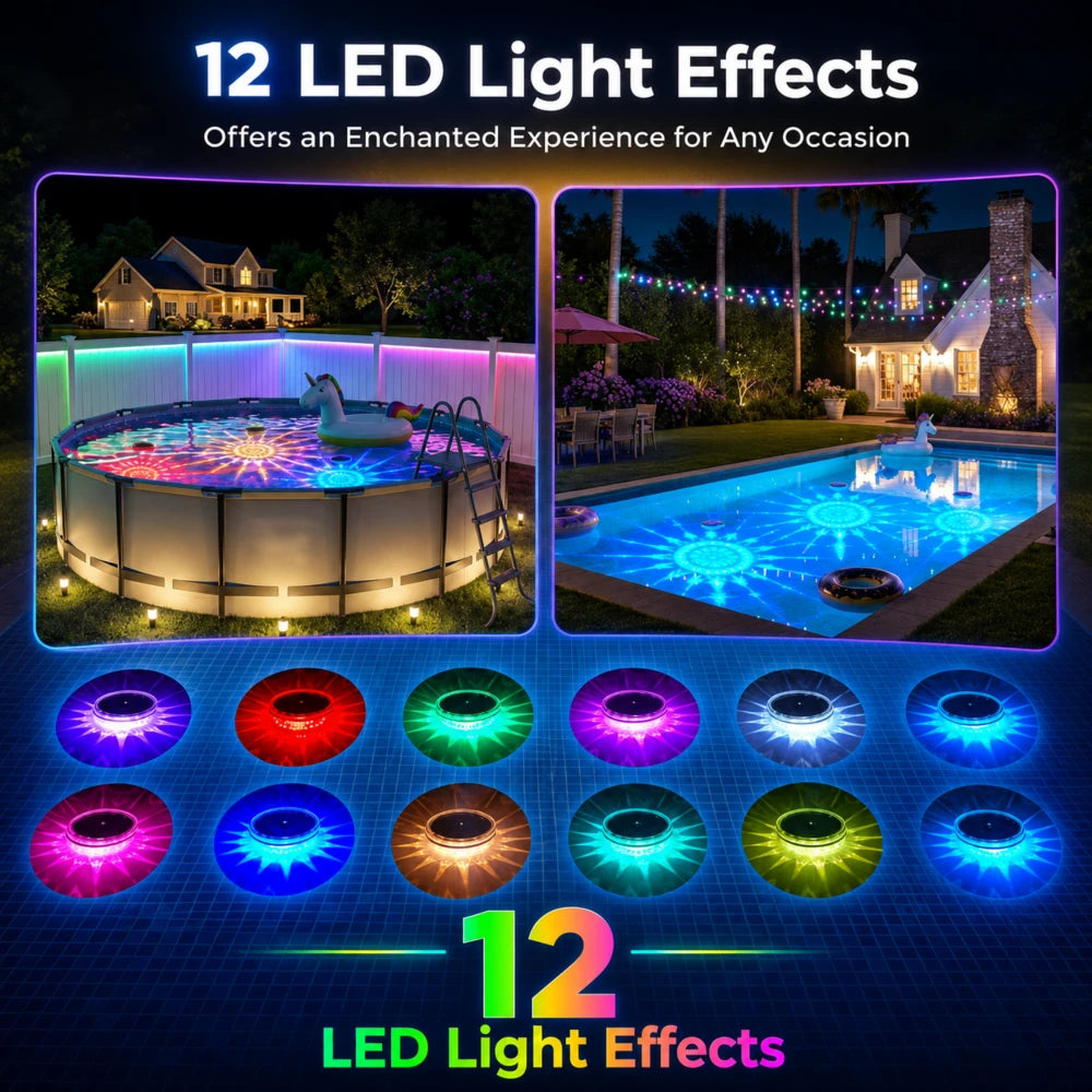 Solar Floating Pool Lights