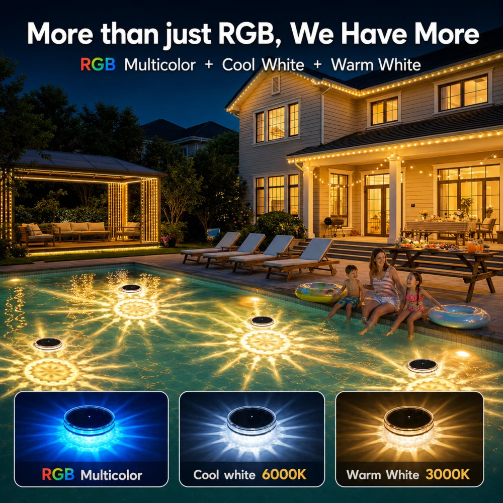 Solar Floating Pool Lights